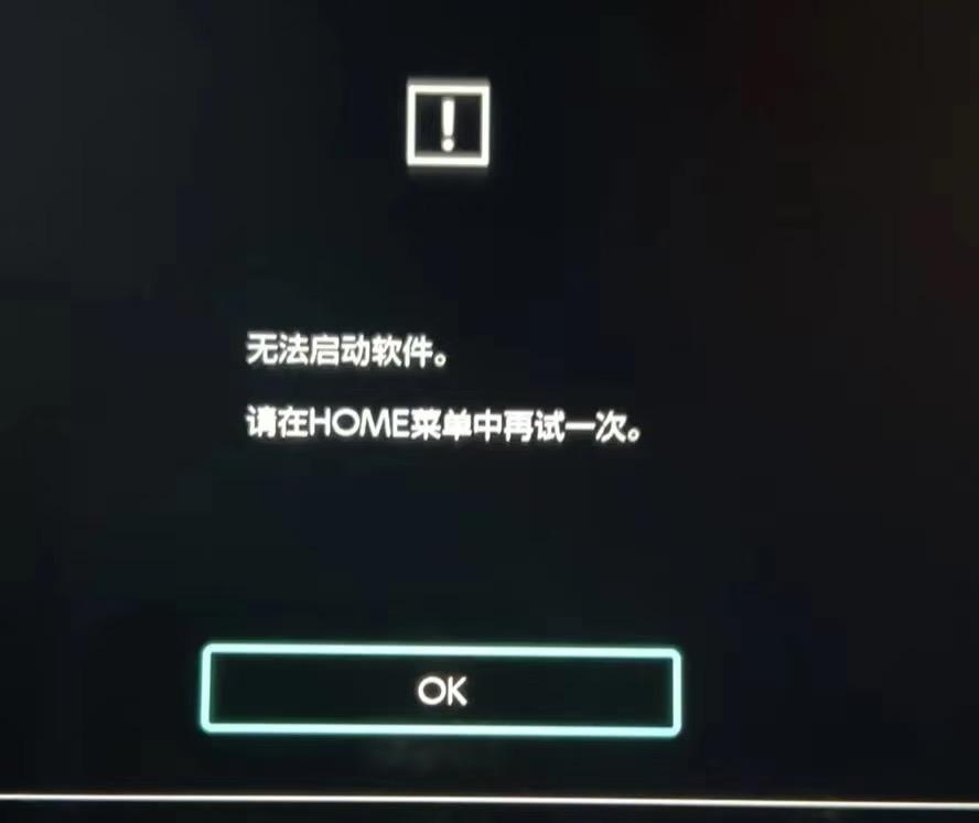 Switch无法加载游戏-1